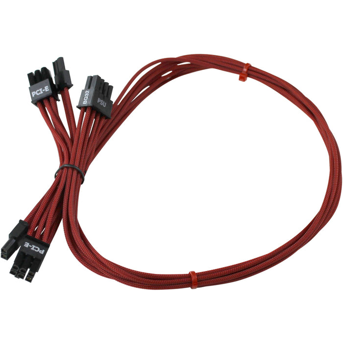 EVGA GS (550/650) Red Power Supply Cable Set (Individually Sleeved)