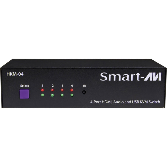 SmartAVI 4-Port HDMI, USB and Audio KVM Switch