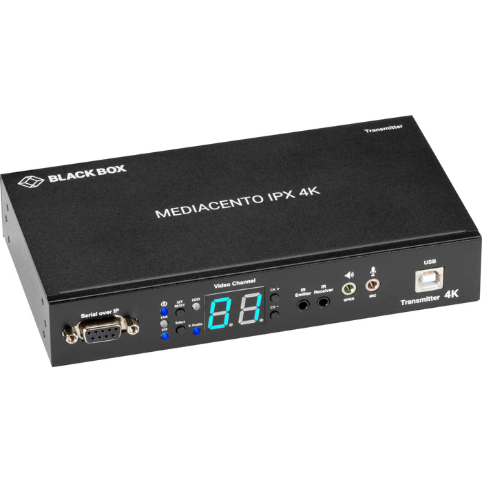 Black Box MediaCento IPX 4K Transmitter - HDMI, USB, Serial, IR, Audio