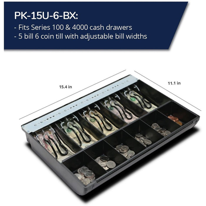 APG Cash Drawer PK-15U-6-BX Universal Till