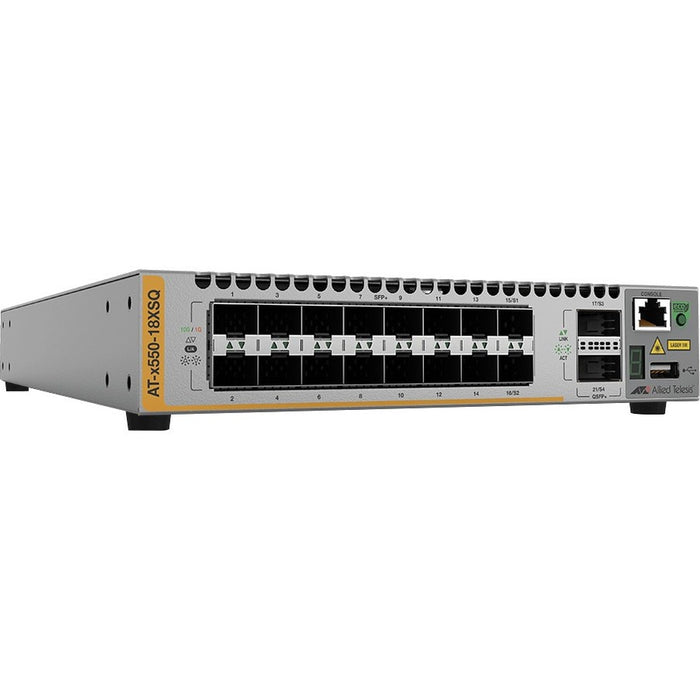 Allied Telesis 16-Port 1g/10g Sfp+ Stackable Switch with 2 QSFP Ports
