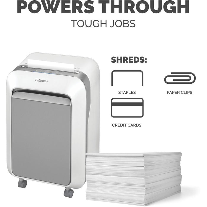 Fellowes Powershred&reg; LX210 Micro-Cut Shredder (White)