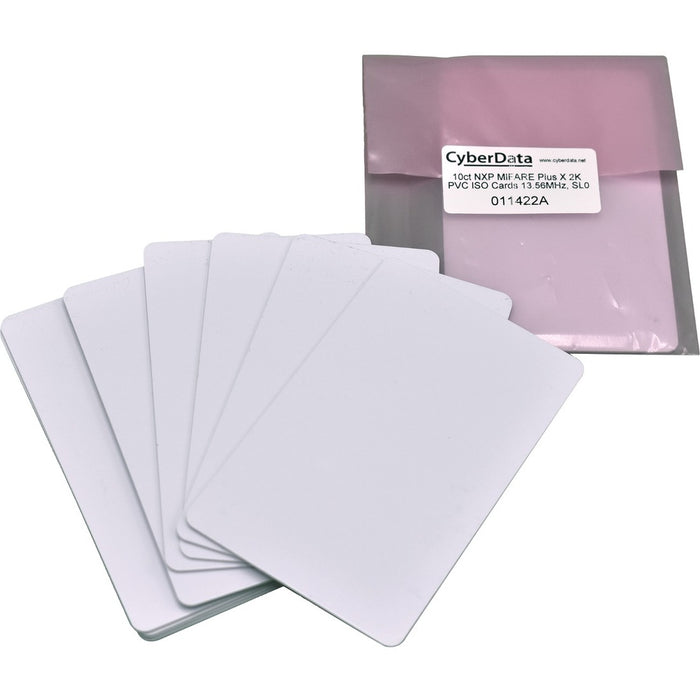 CyberData 011422 RFID Cards - Packet of 10 (Use with 011425, 011426)