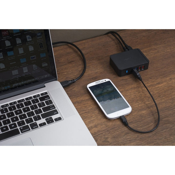 Sabrent 7 Port USB 3.0 HUB + 2 Charging Ports with 12V/4A Power Adapter (HB-U930)