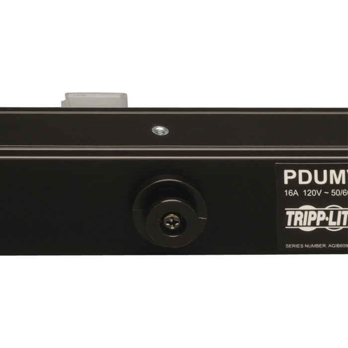 Tripp Lite PDU Metered 120V 15A 5-15R 8 Outlet 5-15P 24" Height 0URM