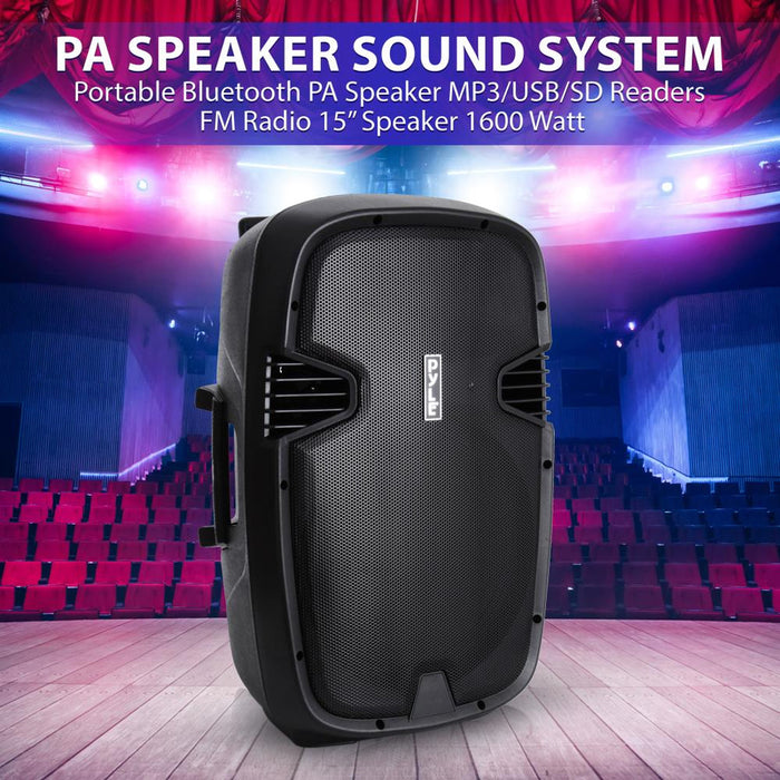 Pyle PPHP1535WMU Portable Bluetooth Speaker System - 800 W RMS