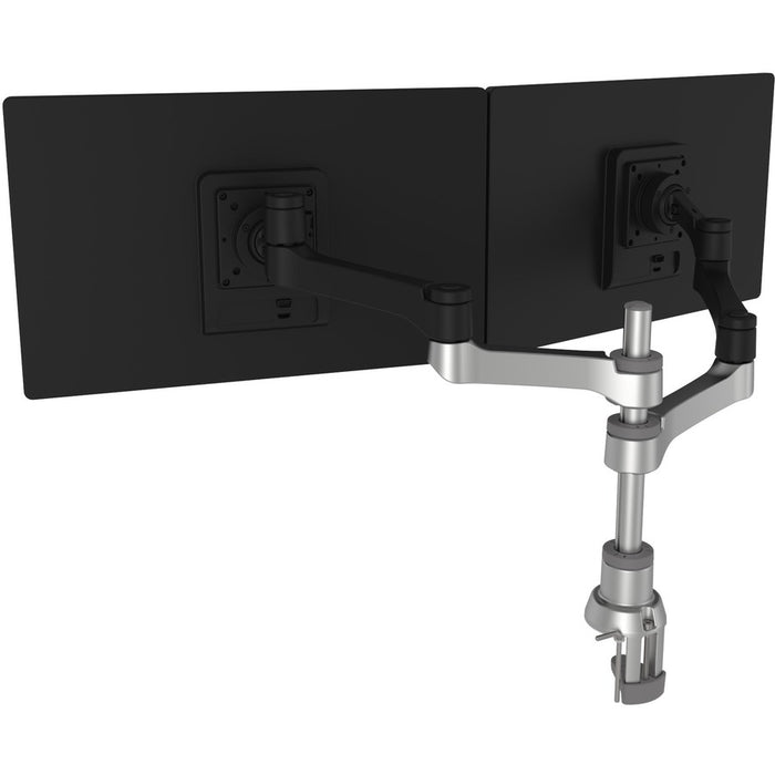 Ergoguys Zepher 4 Desk Mount for Monitor - Matte Silver, Black