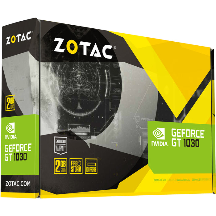 Zotac NVIDIA GeForce GT 1030 Graphic Card - 2 GB GDDR5 - Low-profile