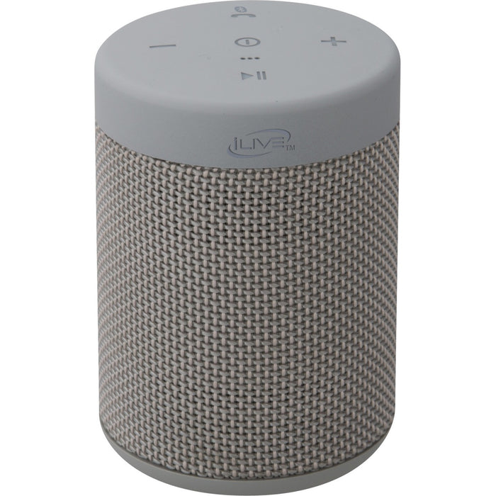 iLive ISBW108 Portable Bluetooth Speaker System - Gray