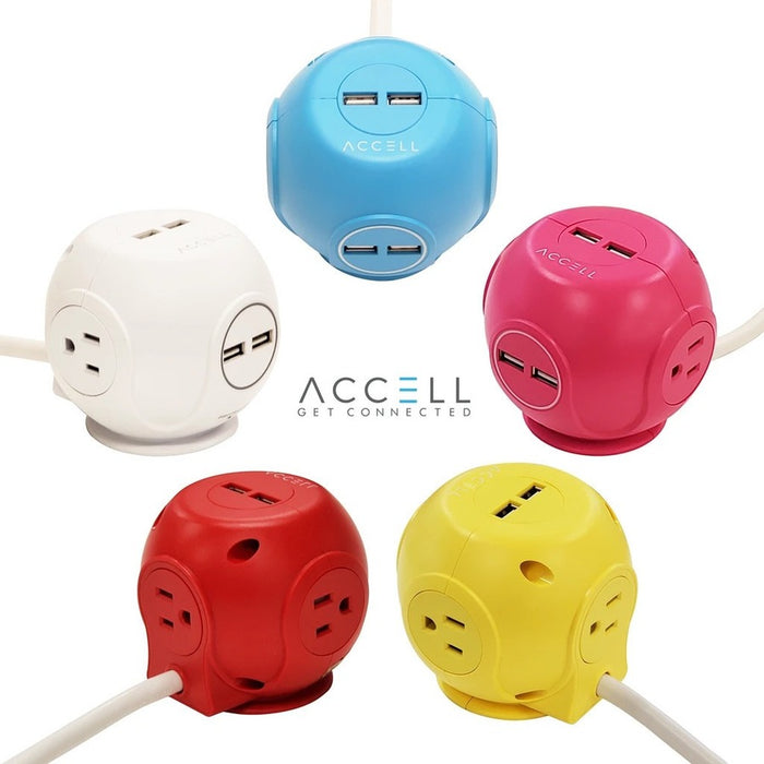 Accell Power Cutie D080B-049A 3-Outlet Surge Suppressor/Protector