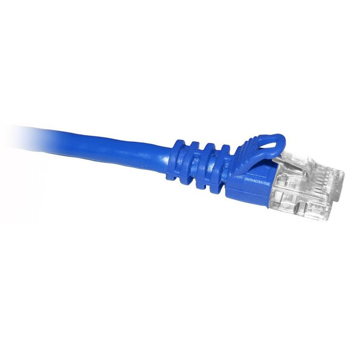ENET Cat5e Blue 4 Foot Patch Cable with Snagless Molded Boot (UTP) High-Quality Network Patch Cable RJ45 to RJ45 - 4Ft