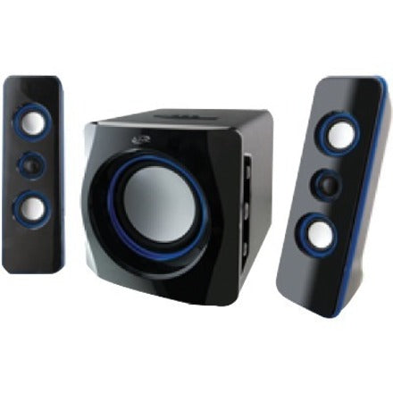 iLive IHB23B 2.1 Bluetooth Speaker System - 150 W RMS - Black, White