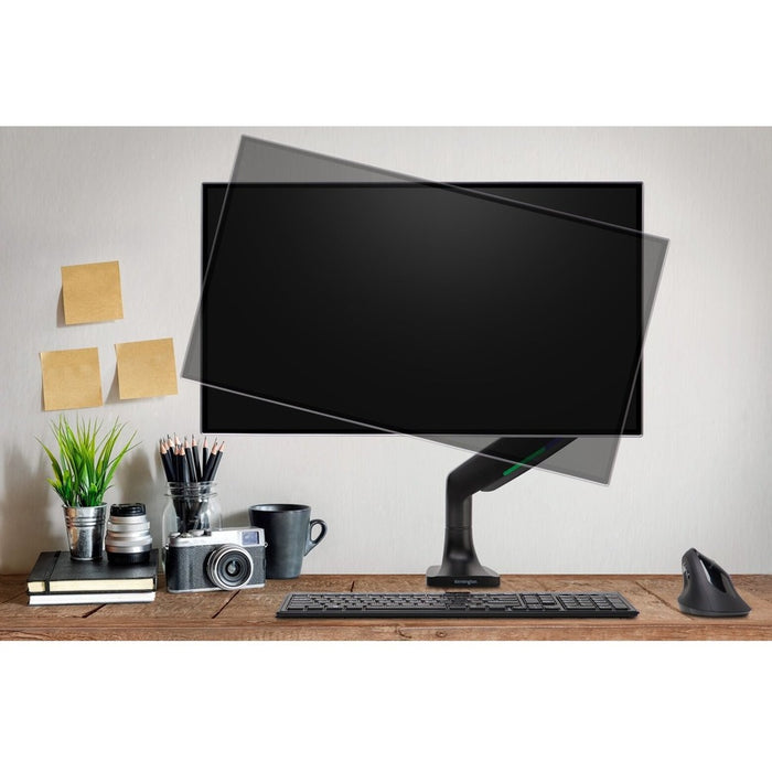Kensington SmartFit Mounting Arm for Monitor, Flat Panel Display, Curved Screen Display - Black
