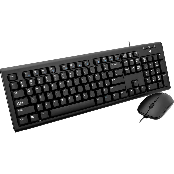 V7 Wired Keyboard and Mouse Combo