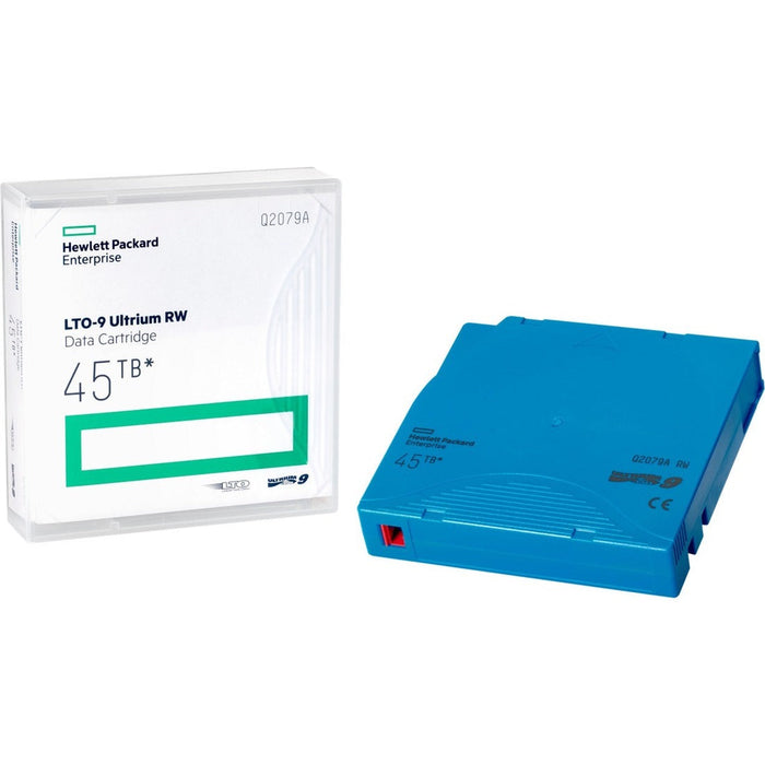 HPE LTO-9 Ultrium 45TB RW 20 Data Cartridges Library Pack without Cases