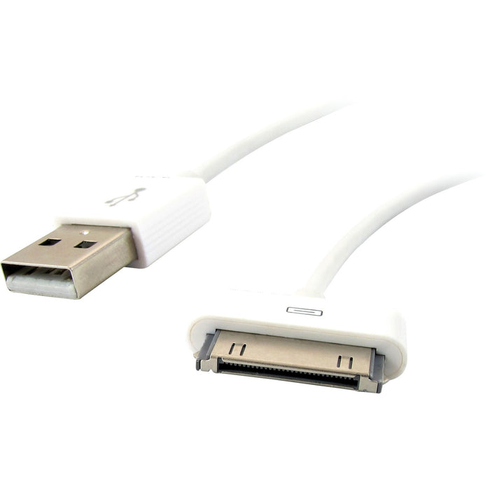 Comprehensive 30 Pin Dock Connector to USB A Male Adapter Cable for iPhone 4S, iPad - 3ft.