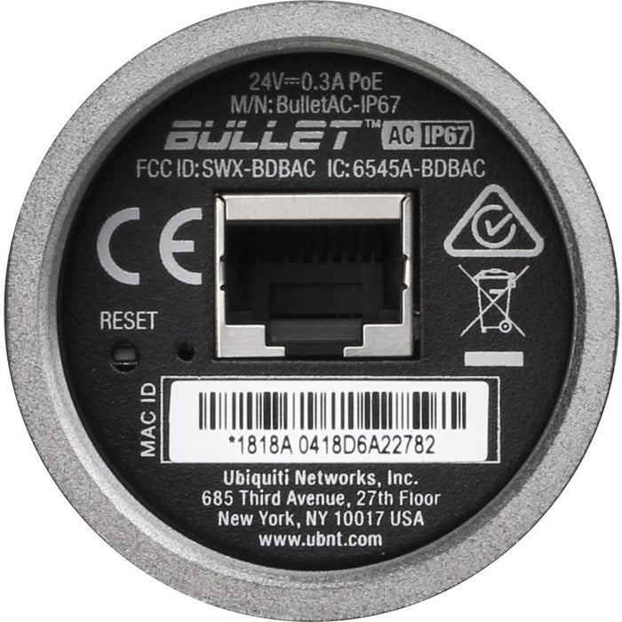 Ubiquiti Bullet BulletAC-IP67 460 Mbit/s Wireless Access Point