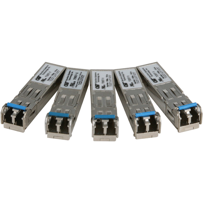 1250Mbps Gigabit Ethernet SFP (mini-GBIC) Module LC Single-mode 12km Industrial Temp