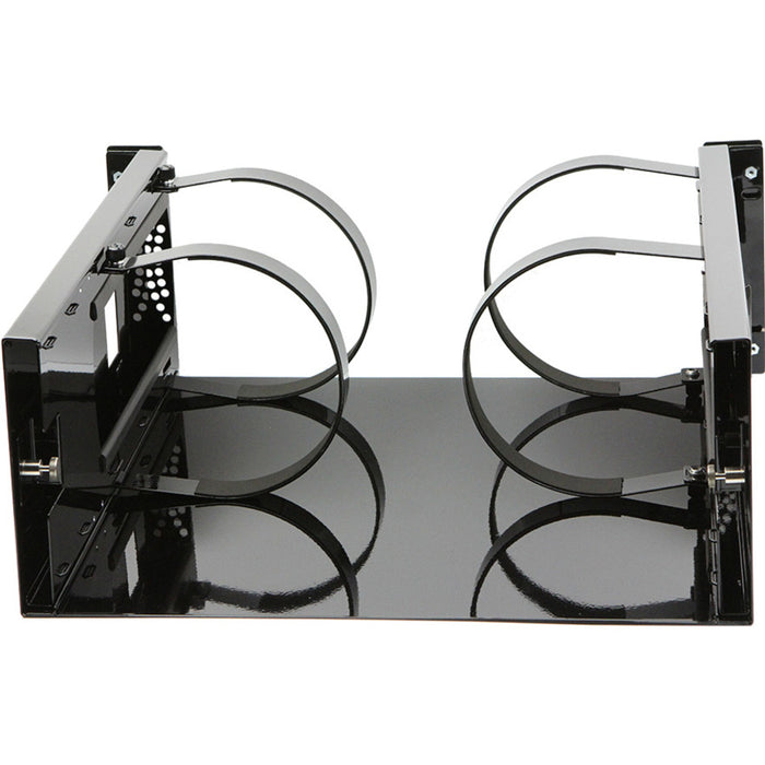 Rocstor Rocmount Pro-M RM-DUAL 4U Rackmount mounting Kit is for installation of Dual Mac Pro Computers in a rack cabinet - Mount two Mac&reg; Pro computers into a single rack cabinet