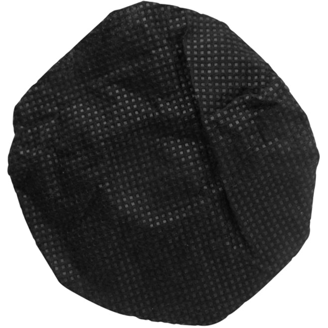 DISPOSABLE SANITARY EAR CUSHIONCOVERS 4.5IN BLACK 50 PAIRS