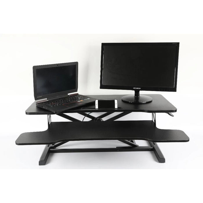 NETPATIBLES - IMSOURCING Sit to Standing Desk Converter - Black