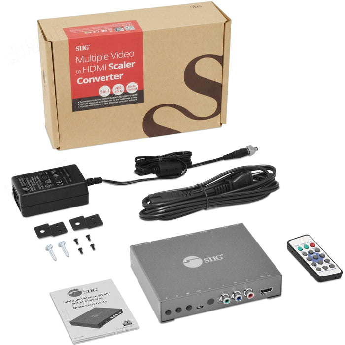 SIIG Multiple Video to HDMI Scaler Converter