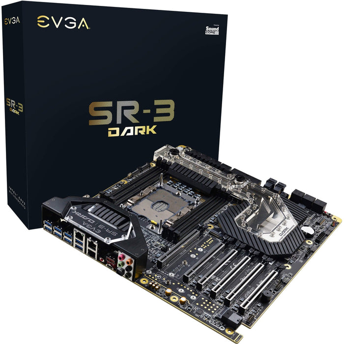 EVGA SR-3 DARK Desktop Motherboard - Intel C622 Chipset - Socket P LGA-3647 - Extended ATX