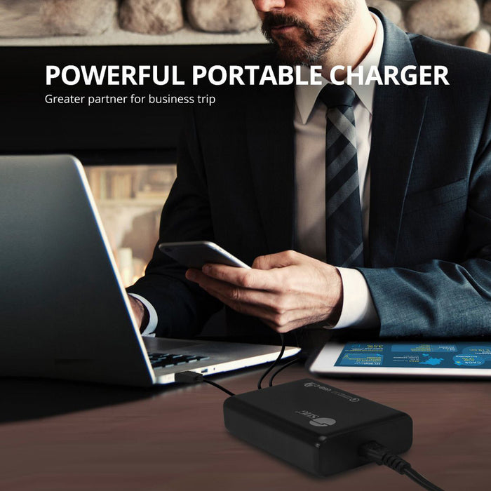 SIIG 100W Dual USB-C PD 3.0 PPS Charger with QC 3.0 Combo Power Charger