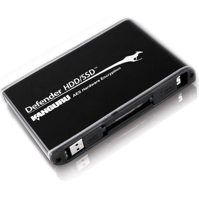 Kanguru Defender HDD, Hardware Encrypted, Secure External Hard Drive - 2 TB | Super Fast USB 3.0