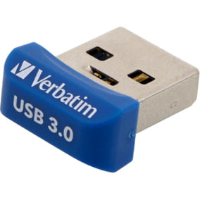 Verbatim 32GB Store 'n' Stay Nano USB 3.0 Flash Drive - Blue