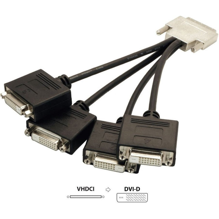 VisionTek VHCDI to 4x SL DVI-D Adapter (M/F)