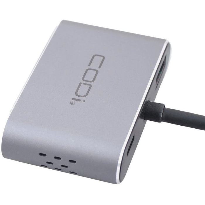 CODi 4-In-1 USB-C Display Adapter (HDMI, VGA, USB-C PD, USB-A 3.0)