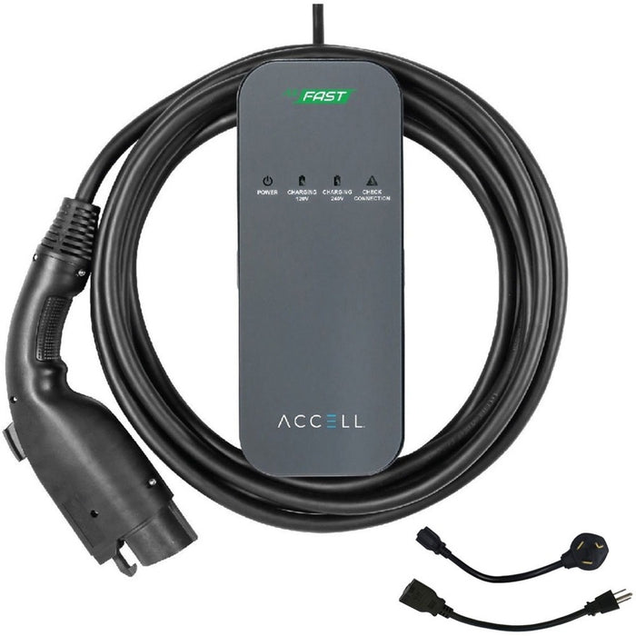 Accell AxFAST 16Amp Level 2 Portable Electric Vehicle Charger (EVSE)