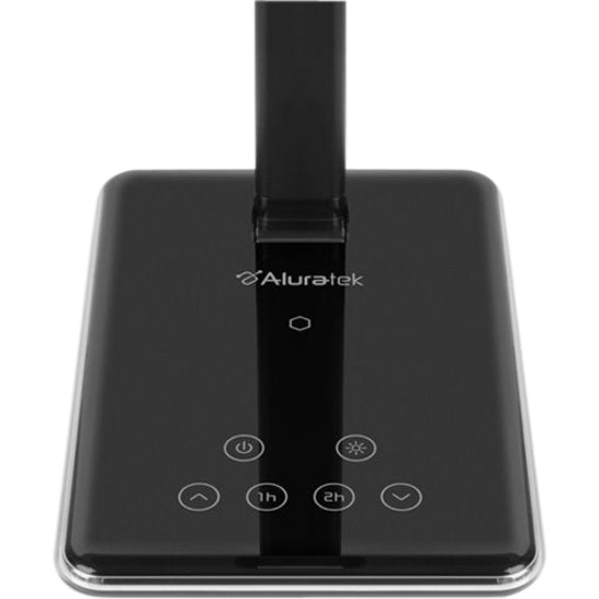 Aluratek LED Foldable Desk Lamp with Built-in Wireless Charging Pad