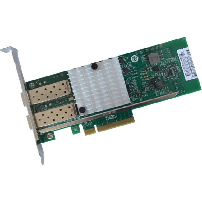 Intel Compatible E10G42BTDA - PCI Express x8 Network Interface Card (NIC) 2x Open SFP+ Ports Intel 82599 Chipset Based