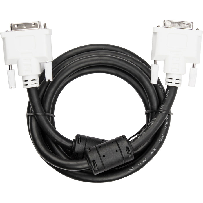Rocstor Premium 10ft DVI-D Dual Link Cable - M/M - 10ft - Black - Video Monitor Cable