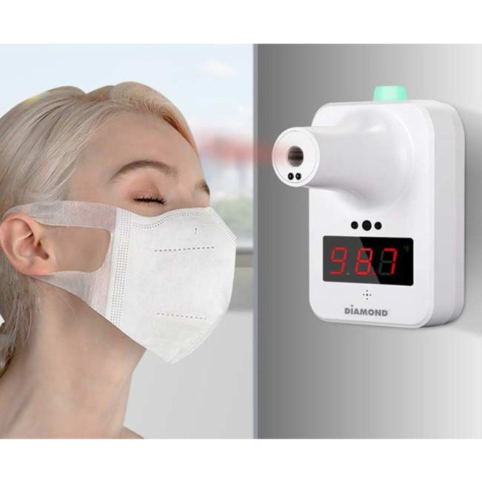 DIAMOND Wall-Mounted Infrared Non-Contact Forehead and Body Thermometer