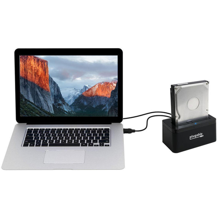 Plugable USB 3.1 Gen 2 10Gbps SATA Upright Hard Drive Dock and SSD Dock
