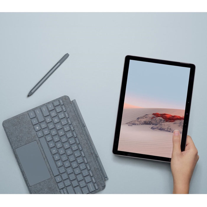 Microsoft- IMSourcing Signature Type Cover Keyboard/Cover Case Microsoft Surface Go, Surface Go 2 Tablet - Ice Blue