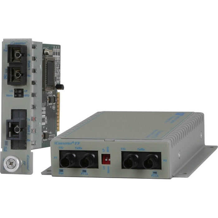 Omnitron Systems Single-Mode to Multimode Managed Fiber Converter