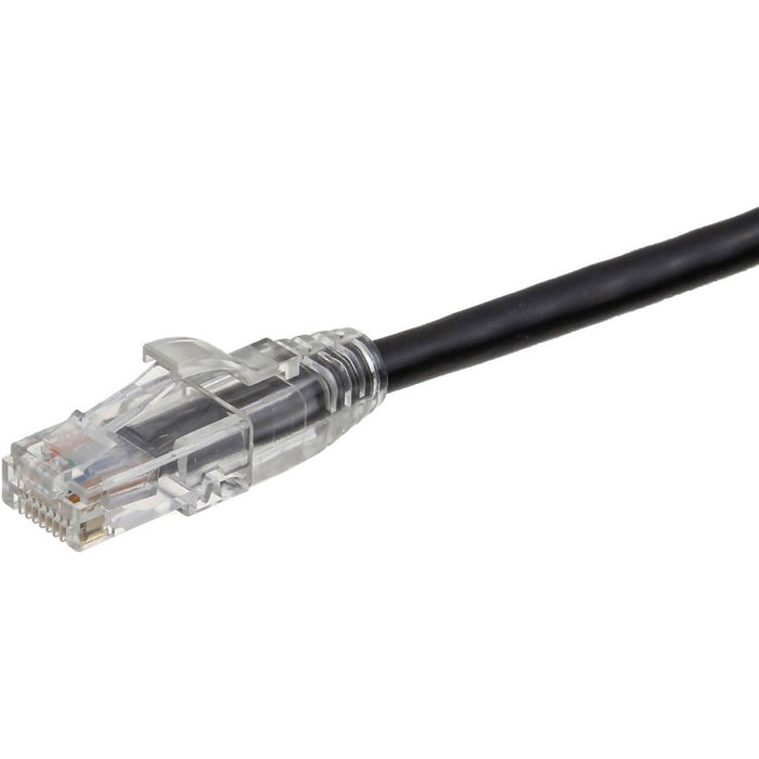 Axiom 50FT CAT6 UTP 550mhz Patch Cable Clear Snagless Boot (Black) - TAA Compliant