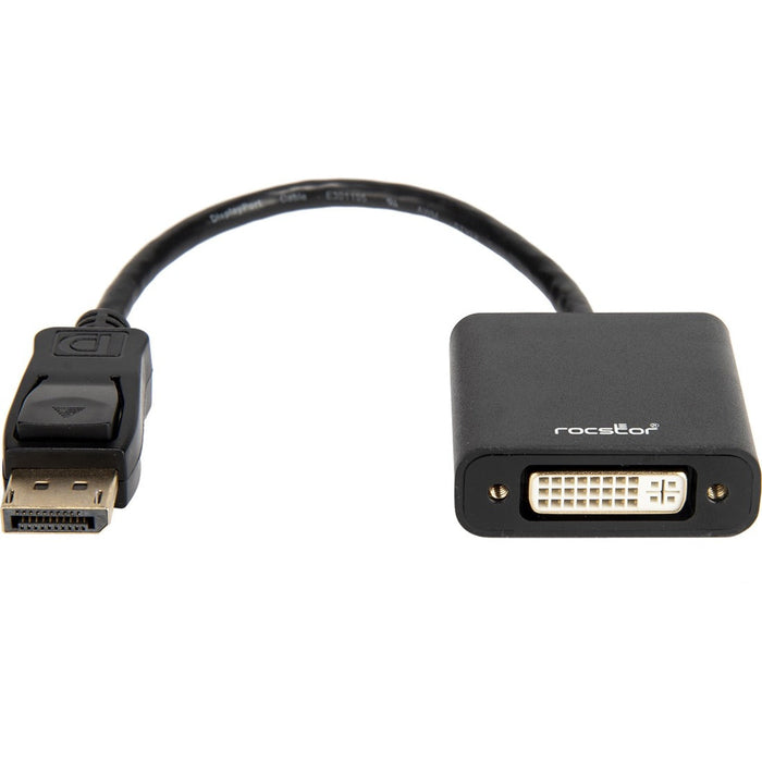 Rocstor Active DisplayPort&reg; to DVI Adapter - 4K@30Hz - Resolutions up to 3840x2160