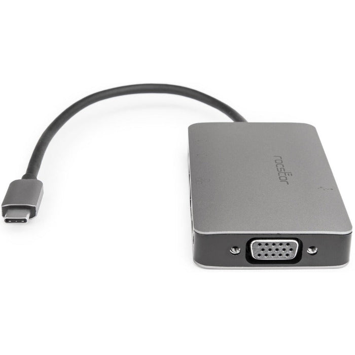 Rocstor Premium USB-C Multiport Adapter + PD Charging