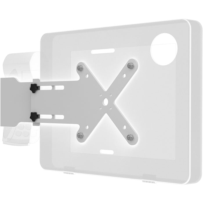 CTA Digital Adjustable Card Reader Holder with VESA Plate (White)