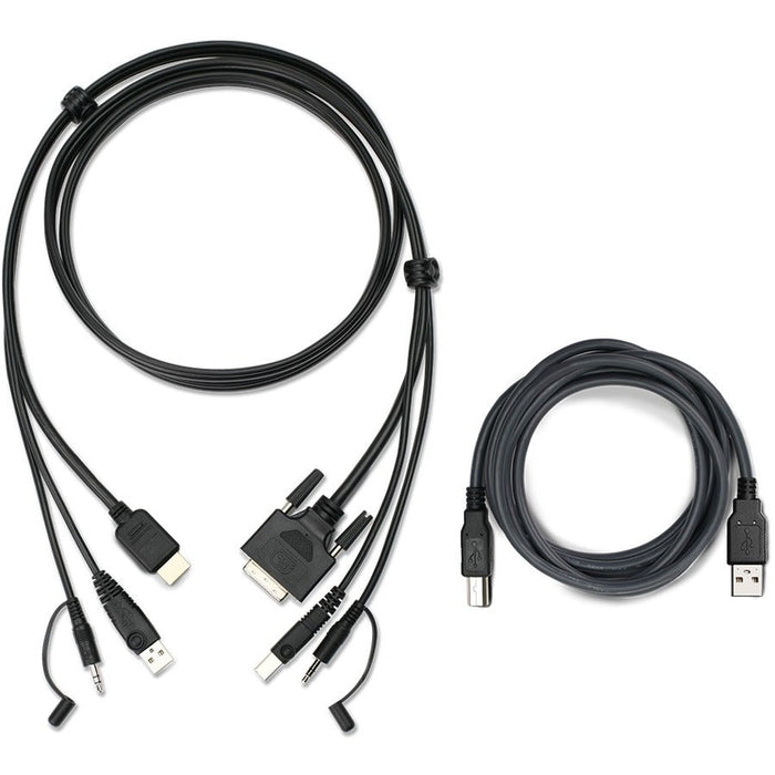IOGEAR 6ft HDMI to DVI, USB KVM Cable Kit with Audio (TAA)