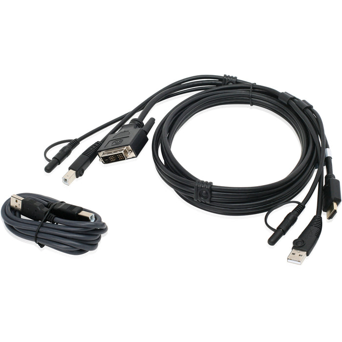 IOGEAR 6ft HDMI to DVI, USB KVM Cable Kit with Audio (TAA)