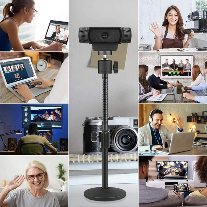 NETPATIBLES - IMSOURCING 19.5inch Flexible Gooseneck Webcam Stand with Ball Mount