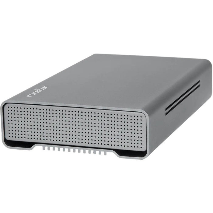 Rocstor Rocpro D90 Drive Enclosure SATA/600 - USB 3.1 (Gen 2) Type C Host Interface External - Gray