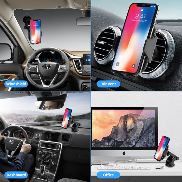 SIIG Auto-Clamping Wireless Car Charger Mount/Stand