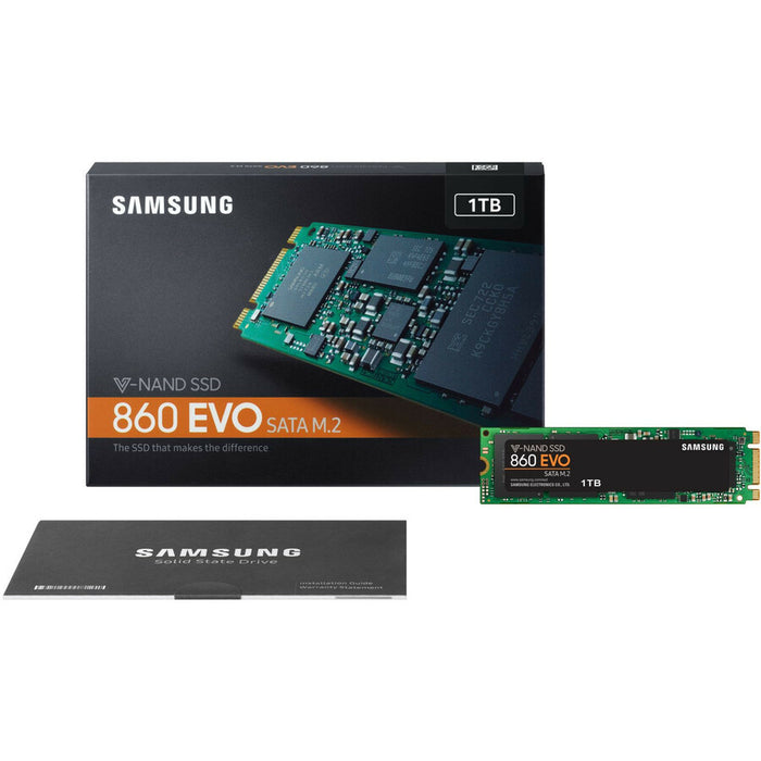 Samsung 860 EVO 1 TB Solid State Drive - M.2 2280 Internal - SATA (SATA/600)